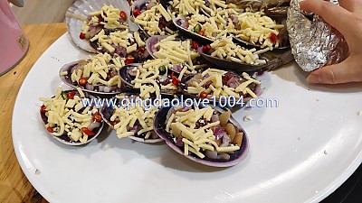 불타는 조개구이