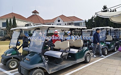 화산골프장 4명 플레이