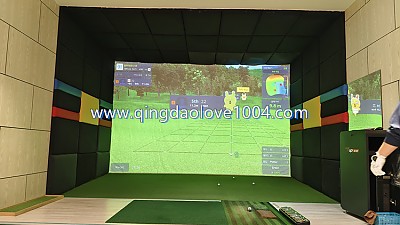 칭다오 스크린골프 코스 짱..