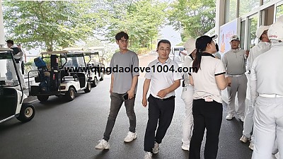 천태골프장 4명 플레이 화이팅